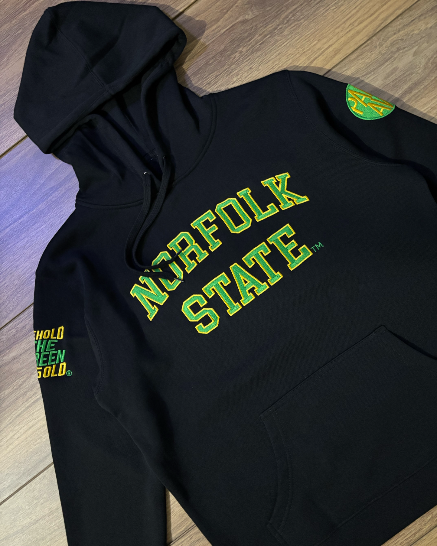 Women’s Norfolk State University Hoodie – Behold The Green & Gold