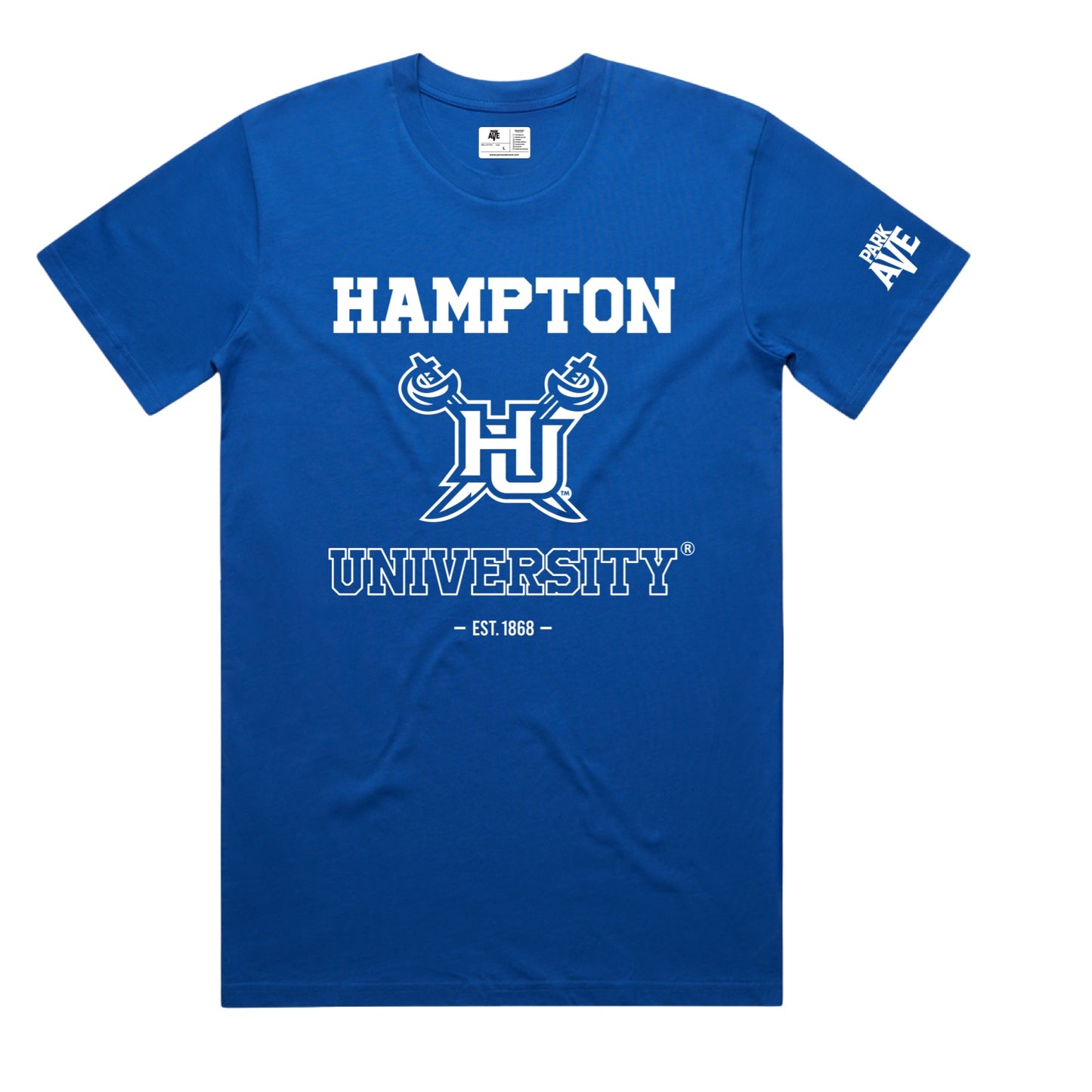 Hampton University “HU Pirates” Tee – Grey