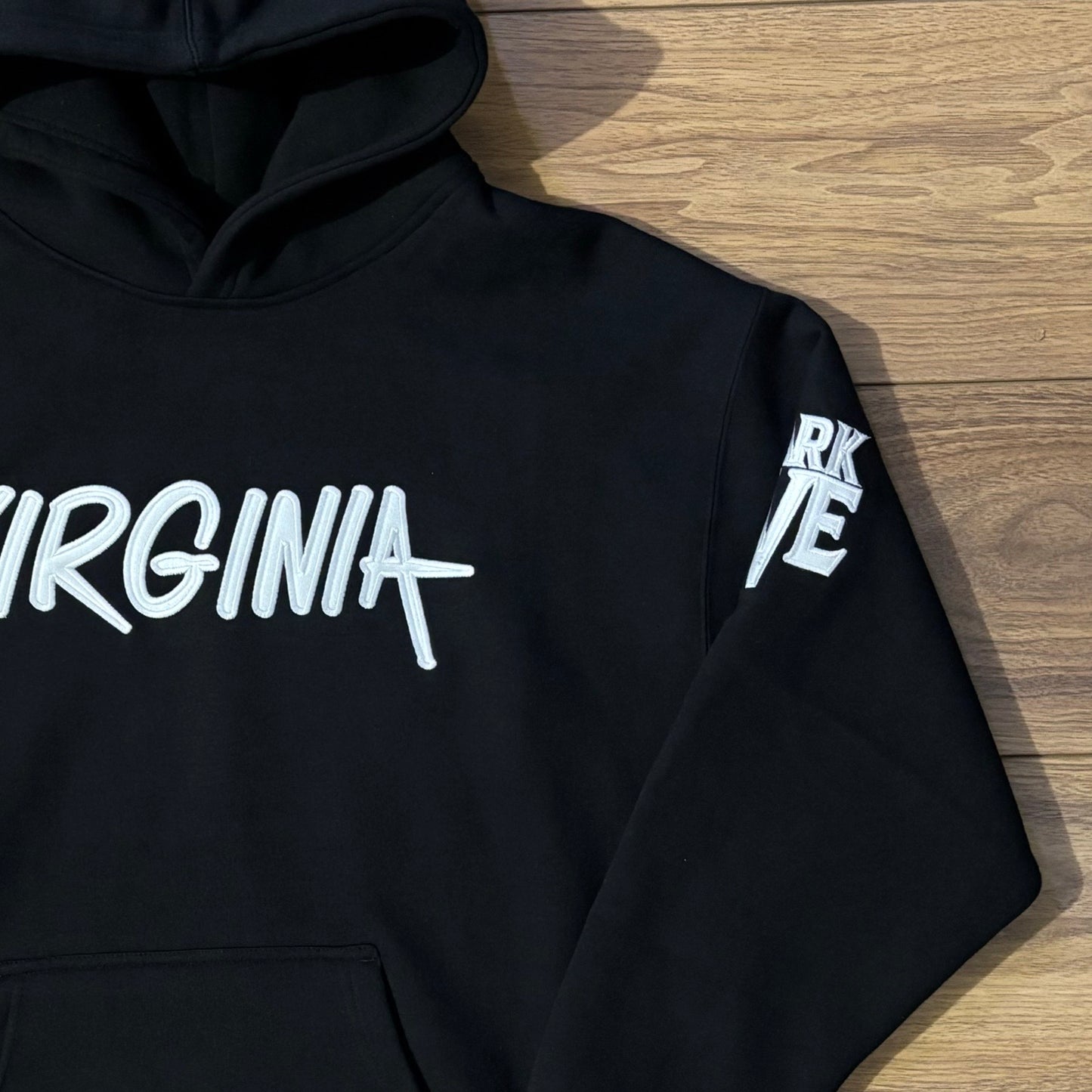 Virginia Heavyweight Pullover Hoodie – Black