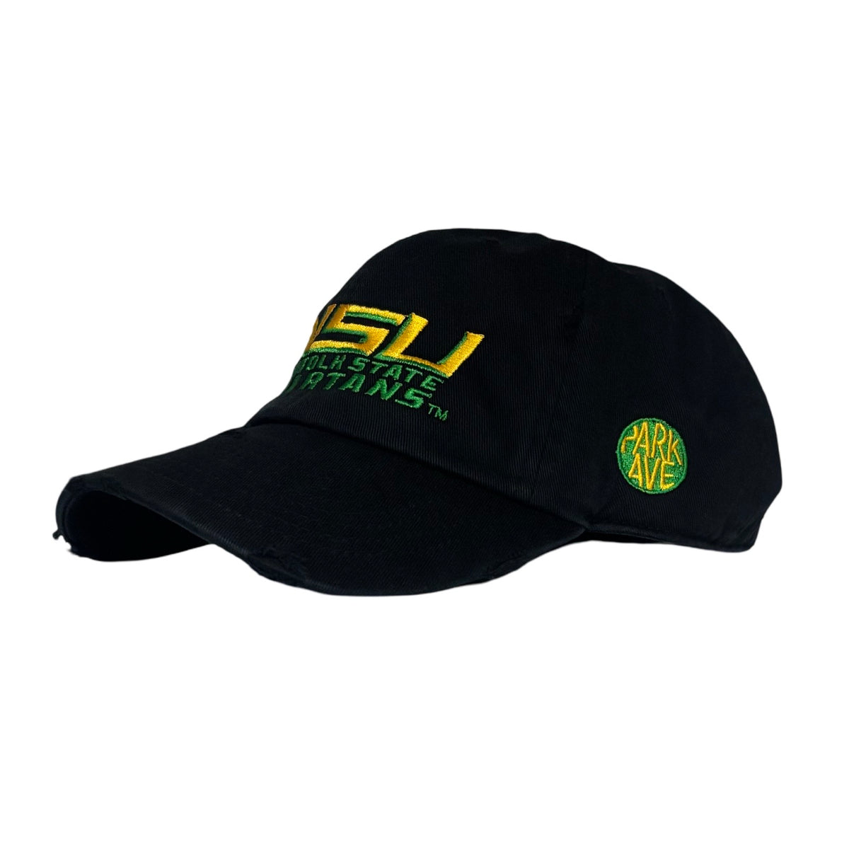NSU Spartans Vintage Distressed Dad Hat – Black