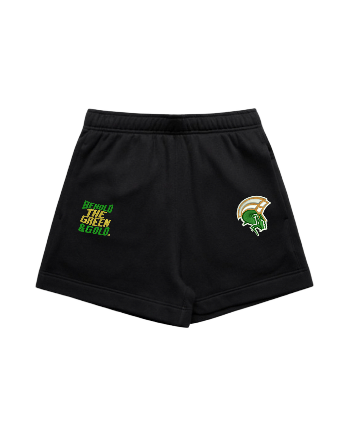 NSU “Behold the Green & Gold” Spartan Shorts - Women’s