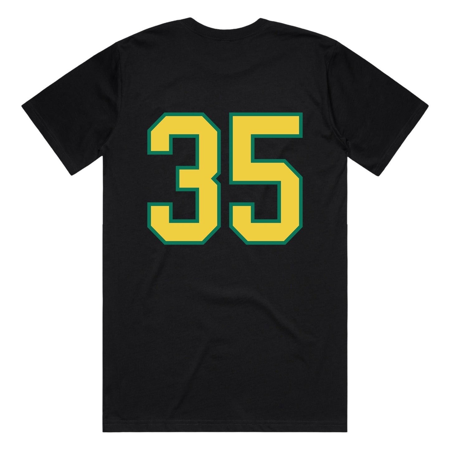 NSU “Legacy 35” Tee – Black/Green/Gold