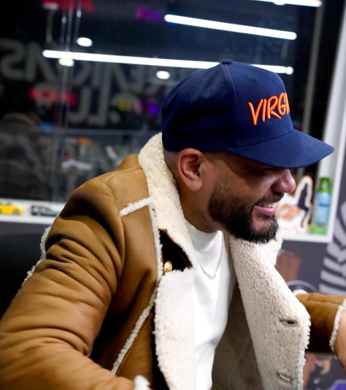 Virginia Snapback — Navy/Orange (Pre-order)