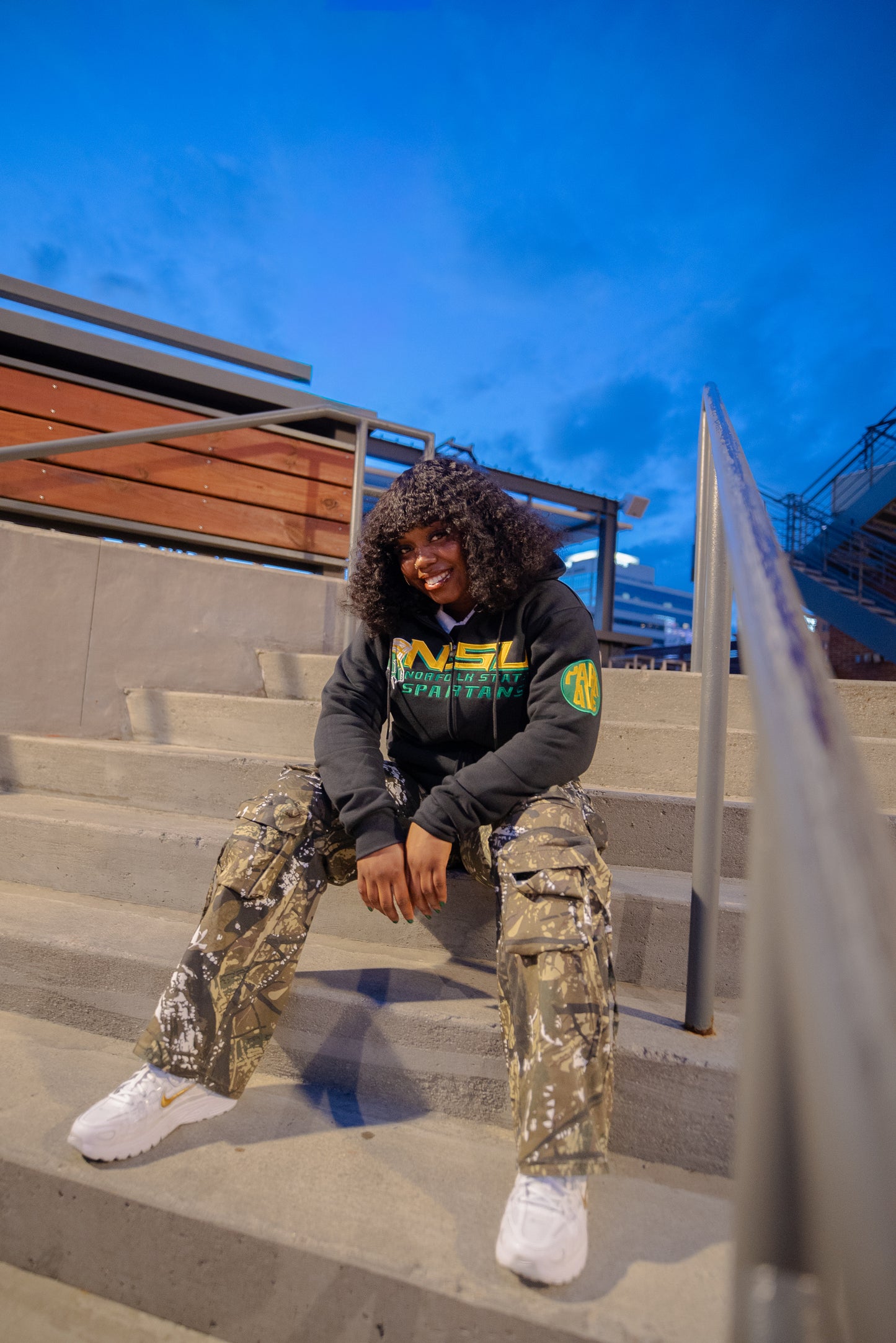 NSU “Behold The Green & Gold” Full-Zip Hoodie