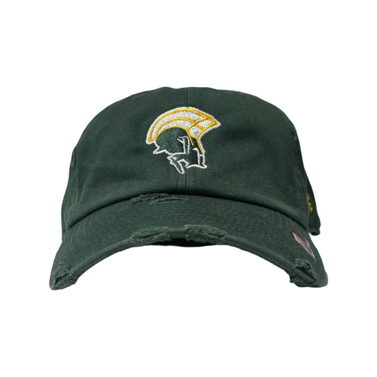 Norfolk State Gold Standard Green Distressed Dad Hat