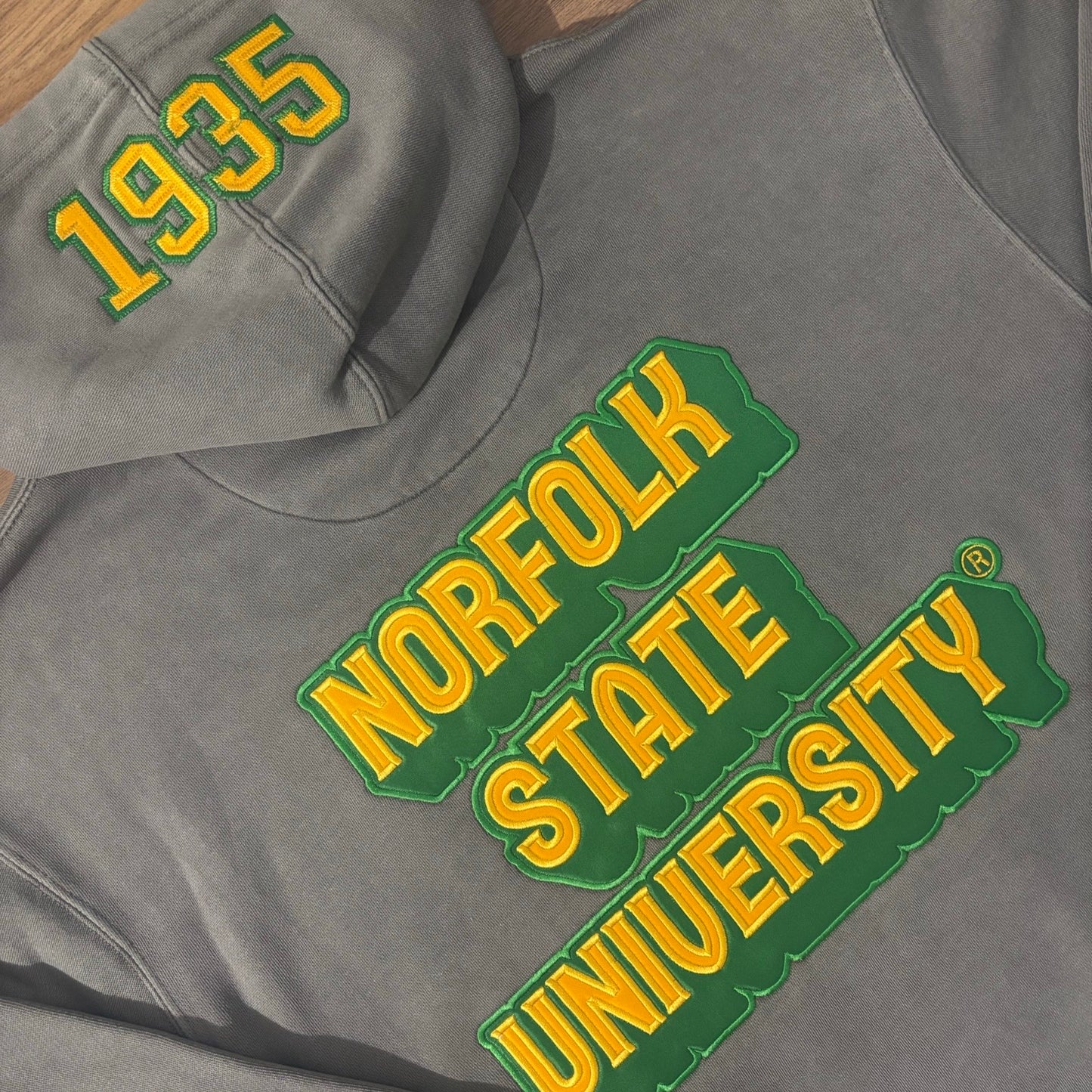 Norfolk State University Vintage Wash Hoodie