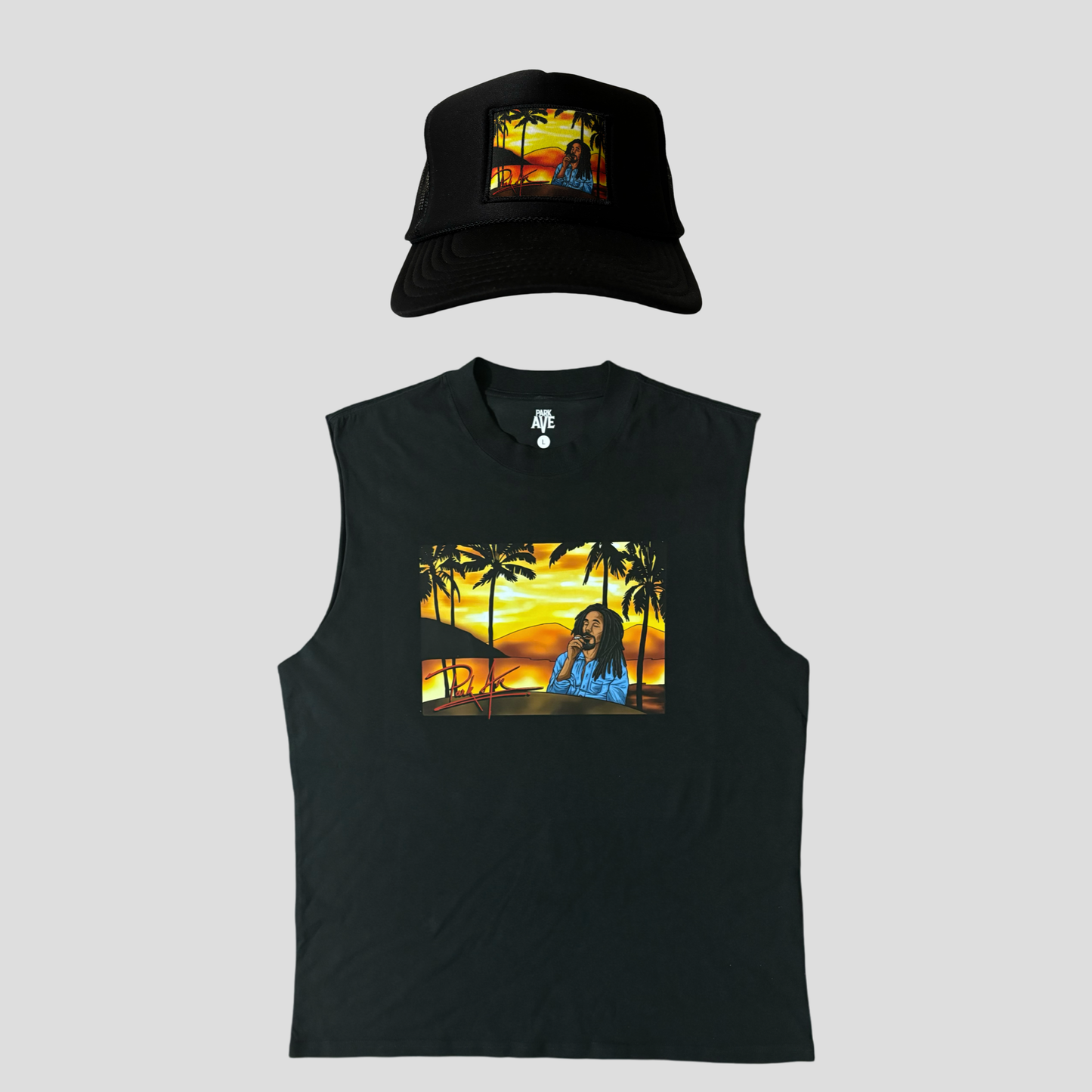 CHILL VIBES FADED TANK