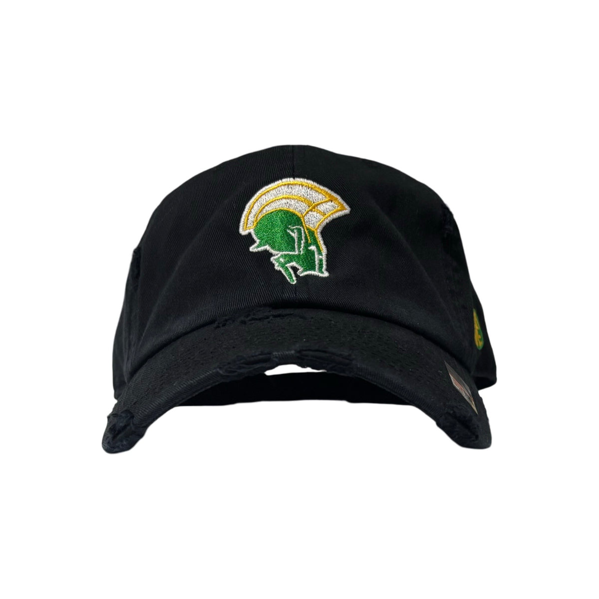 Norfolk State Gold Standard Black Distressed Dad Hat