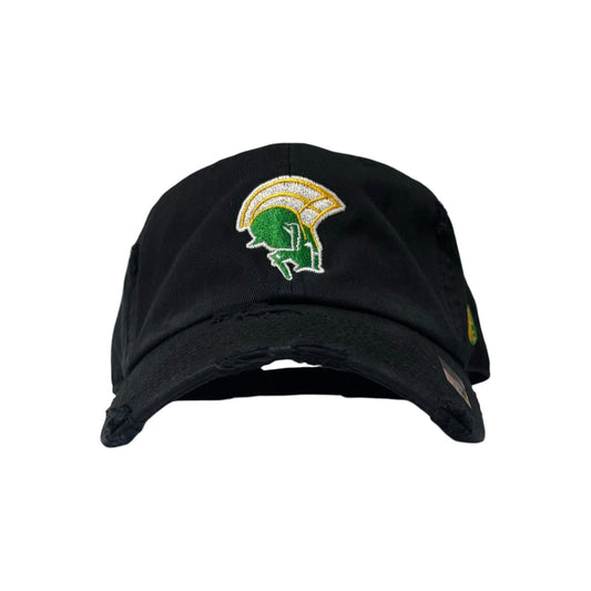 Norfolk State Gold Standard Black Distressed Dad Hat