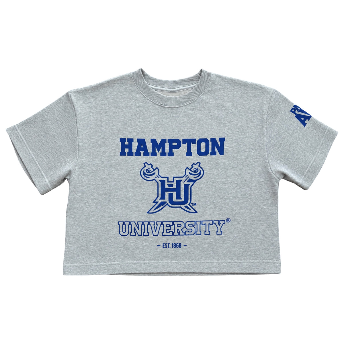 Hampton University Heavyweight Crop Tee