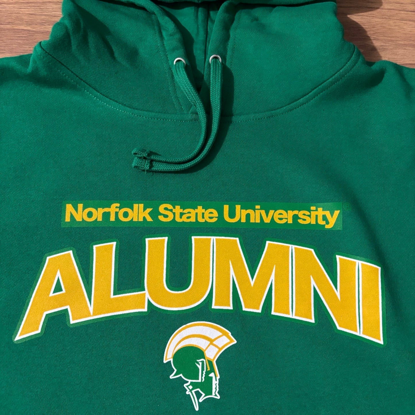 Norfolk State University Alumni Midweight Fleece Hoodie – Green