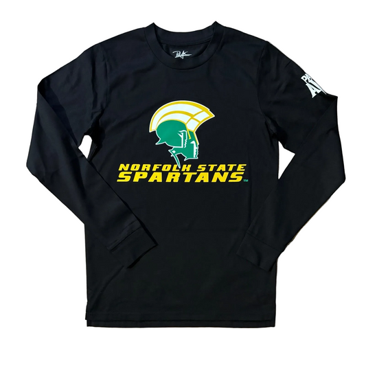 Norfolk State Spartans Long Sleeve Tee – Black