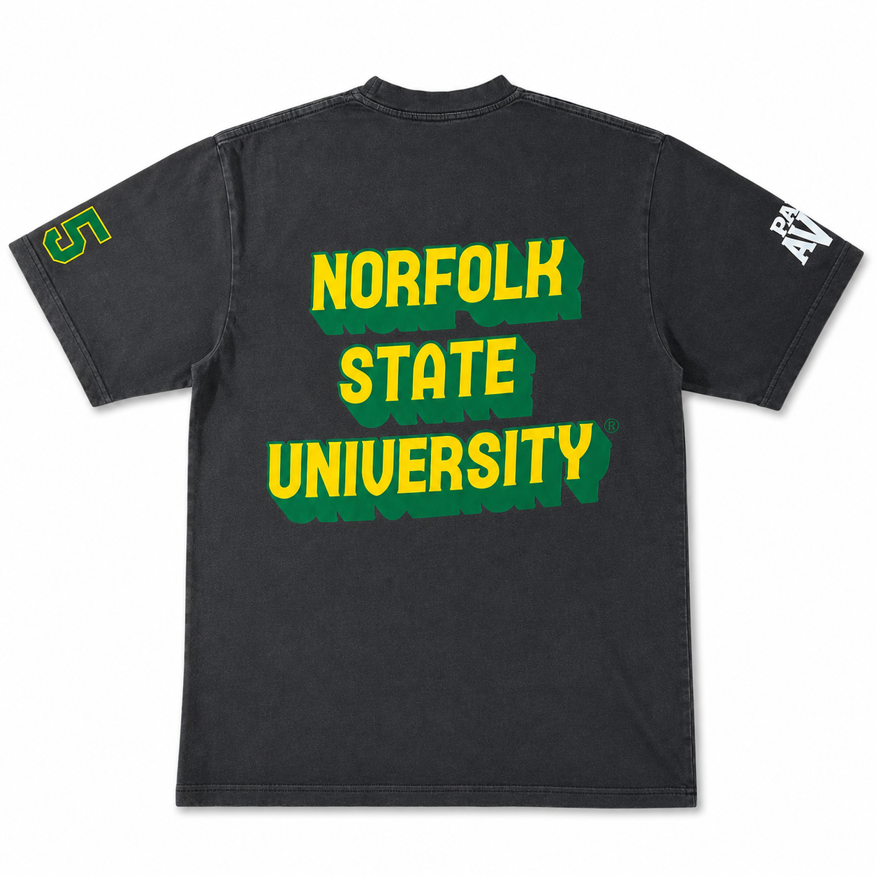 Norfolk State University Vintage Wash Heavyweight T-Shirt