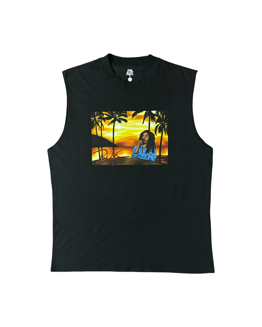 Chill Vibes Faded Tank
