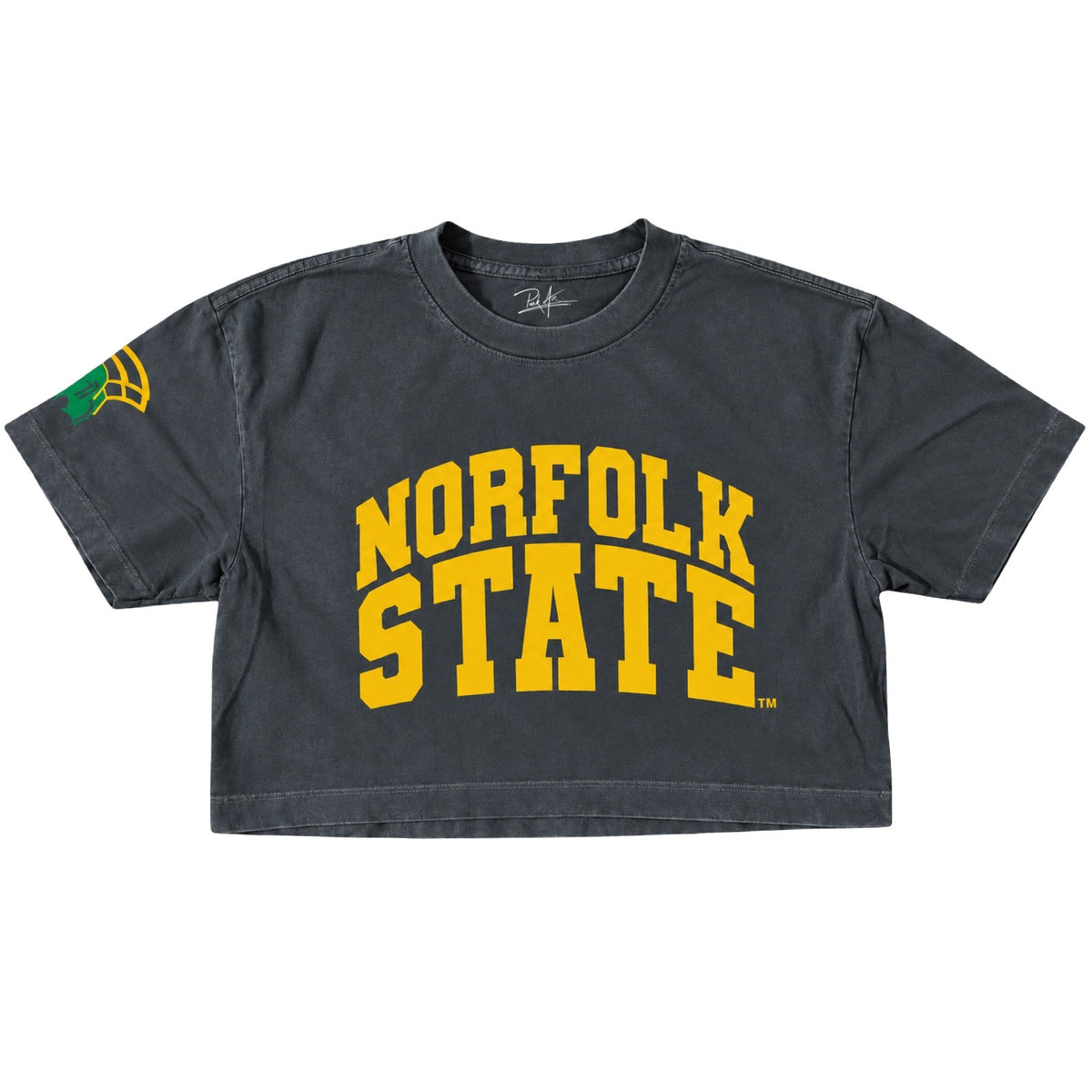 NSU Norfolk State Vintage Crop Tee