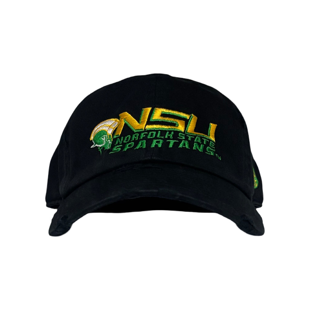 NSU Spartans Vintage Distressed Dad Hat – Black