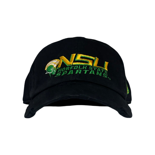 NSU Spartans Vintage Distressed Dad Hat – Black