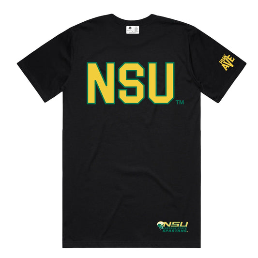 NSU “Legacy 35” Tee – Black/Green/Gold