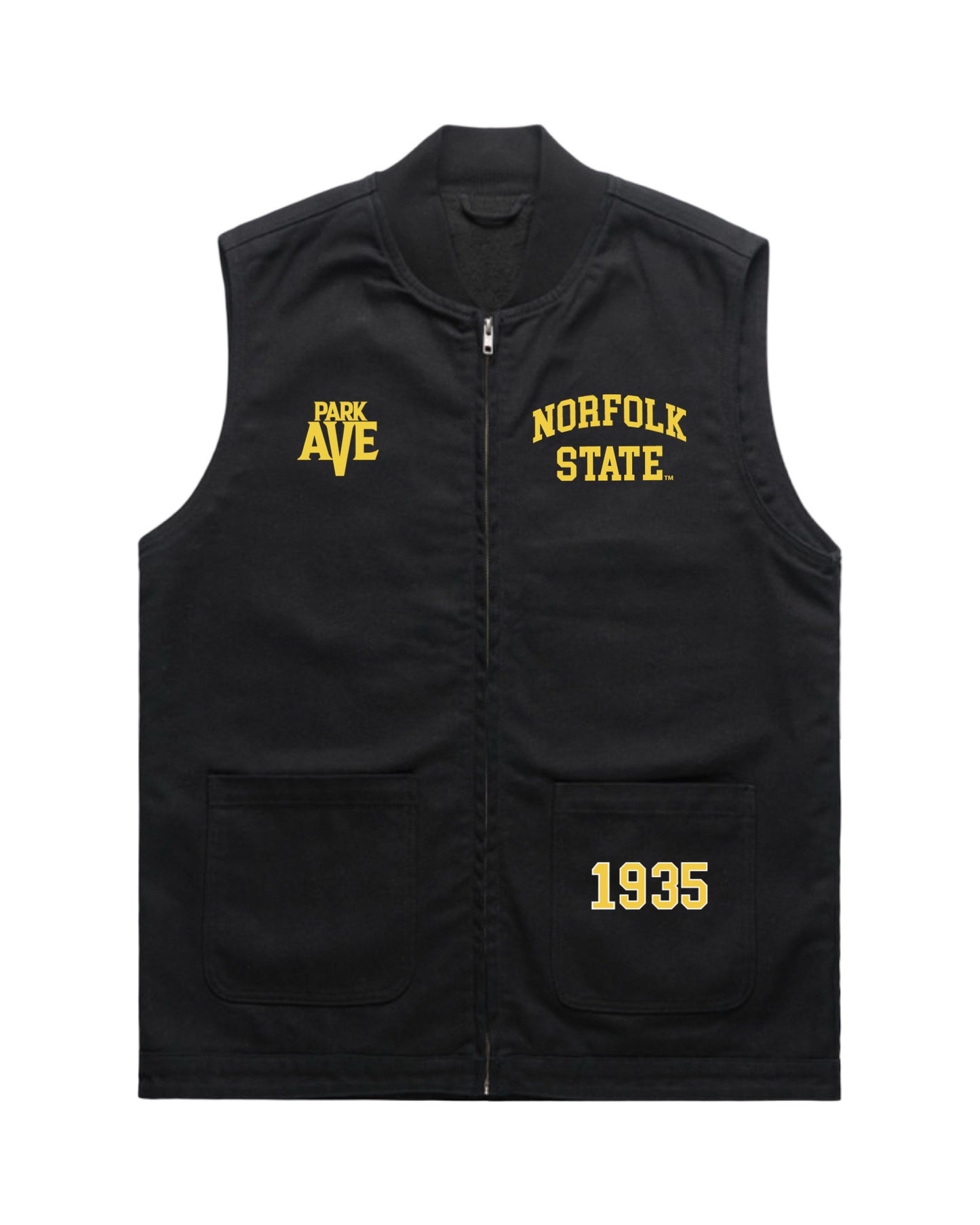 Norfolk State “1935” Work Vest – Black
