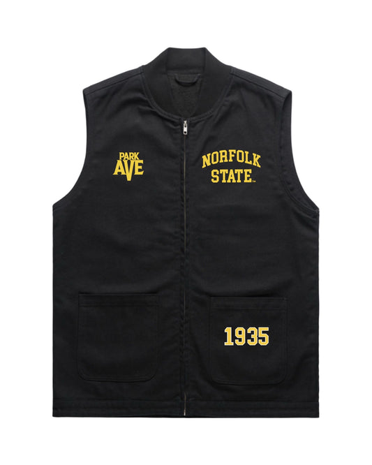 Norfolk State “1935” Work Vest – Black